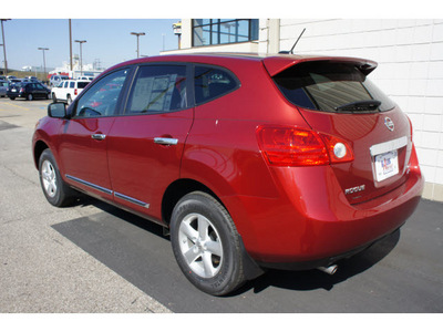 nissan rogue 2012 red suv s gasoline 4 cylinders all whee drive cont  variable trans  47130