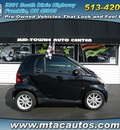 smart fortwo 2009 black hatchback passion gasoline 3 cylinders rear wheel drive automatic 45005