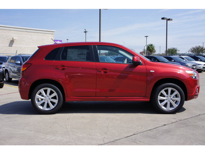 mitsubishi outlander sport 2012 dk  red suv se gasoline 4 cylinders front wheel drive automatic 78238
