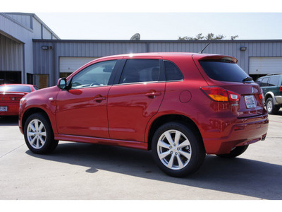 mitsubishi outlander sport 2012 dk  red suv se gasoline 4 cylinders front wheel drive automatic 78238