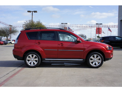 mitsubishi outlander 2012 dk  red suv se gasoline 4 cylinders front wheel drive automatic 78238