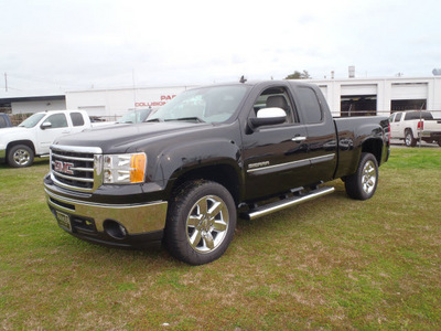 gmc sierra 1500 2012 black pickup truck sle flex fuel 8 cylinders 2 wheel drive automatic with overdrive 28557
