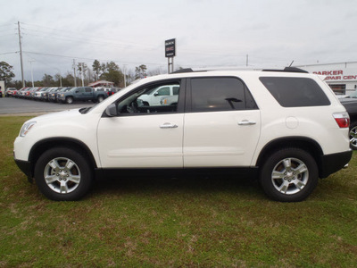 gmc acadia 2012 white suv sle gasoline 6 cylinders front wheel drive automatic 28557