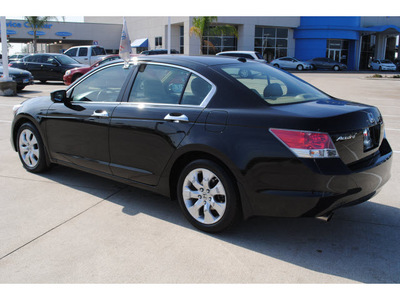 honda accord 2010 black sedan ex l v6 gasoline 6 cylinders front wheel drive automatic 77065