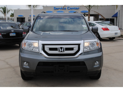honda pilot 2009 gray suv ex l gasoline 6 cylinders front wheel drive 5 speed automatic 77065