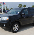 honda pilot 2011 black suv ex gasoline 6 cylinders 2 wheel drive automatic with overdrive 77065