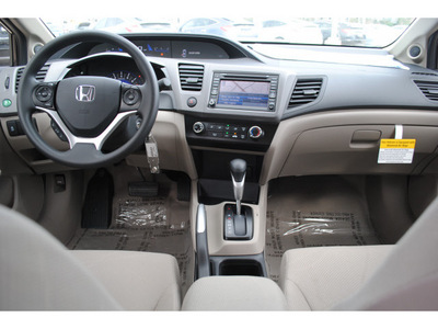 honda civic 2012 gray sedan ex w navi gasoline 4 cylinders front wheel drive automatic 77065