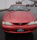 ford mustang 1998 red coupe gt gasoline 8 cylinders rear wheel drive not specified 45344