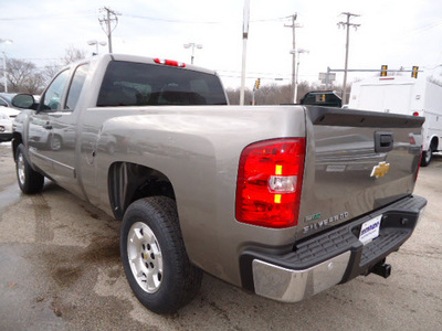 chevrolet silverado 1500 2012 gray pickup truck lt flex fuel 8 cylinders 2 wheel drive automatic 60007