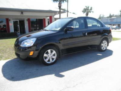 kia rio 2009 black sedan lx gasoline 4 cylinders front wheel drive automatic 32778