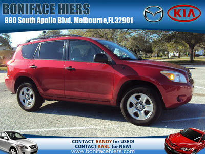 toyota rav4 2007 red suv gasoline 4 cylinders 4 wheel drive automatic 32901