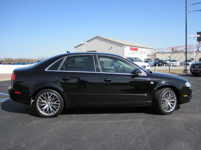 audi a4 2007 black sedan 2 0t quattro gasoline 4 cylinders all whee drive automatic 46410