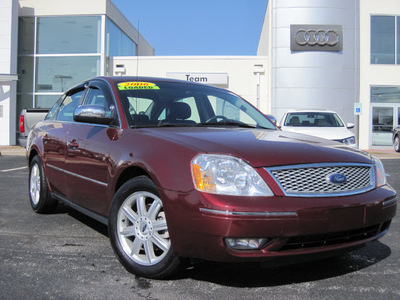 ford five hundred 2006 maroon sedan limited gasoline 6 cylinders all whee drive automatic 46410