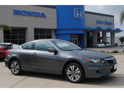 honda accord 2012 dk  gray coupe ex l gasoline 4 cylinders front wheel drive automatic 77065