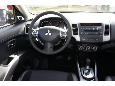 mitsubishi outlander 2012 black suv se gasoline 4 cylinders front wheel drive automatic 78238