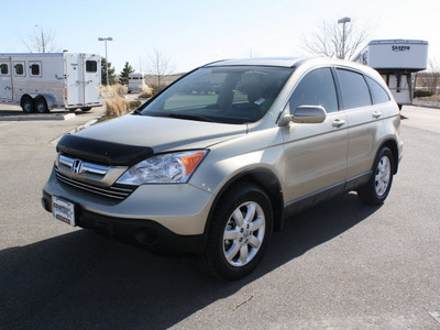 honda cr v 2008 beige suv ex l gasoline 4 cylinders all whee drive automatic 80504