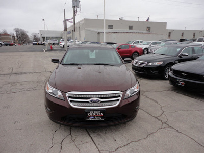 ford taurus 2012 dk  red sedan sel gasoline 6 cylinders front wheel drive automatic with overdrive 60546