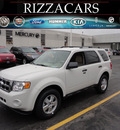 ford escape 2012 white suv xlt gasoline 4 cylinders front wheel drive automatic with overdrive 60546