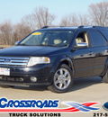 ford taurus x 2008 dk  blue suv limited gasoline 6 cylinders front wheel drive automatic 62708