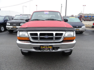 ford ranger 1999 red xlt gasoline v6 4 wheel drive automatic 60915