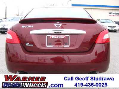 nissan maxima 2009 dk  red sedan gasoline 6 cylinders front wheel drive automatic 45840