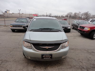 chrysler town country 2001 blue van lxi gasoline 6 cylinders front wheel drive automatic with overdrive 60546