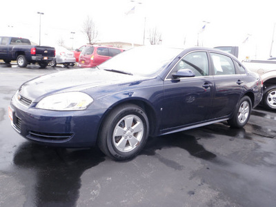 chevrolet impala 2009 blue sedan lt gasoline 6 cylinders front wheel drive automatic 14221