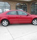 ford fusion 2009 dk  red sedan se gasoline 4 cylinders front wheel drive 43228