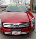 ford fusion 2009 dk  red sedan se gasoline 4 cylinders front wheel drive 43228