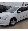 nissan sentra 2012 white sedan 2 0 gasoline 4 cylinders front wheel drive automatic with overdrive 77065