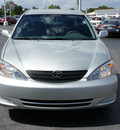toyota camry 2003 silver sedan le gasoline 4 cylinders front wheel drive automatic 33021