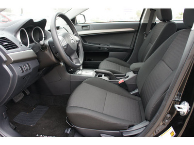 mitsubishi lancer sportback 2012 black hatchback es gasoline 4 cylinders front wheel drive automatic 78238