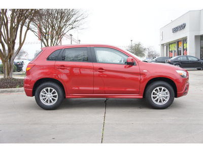 mitsubishi outlander sport 2012 dk  red suv es gasoline 4 cylinders front wheel drive automatic 78238