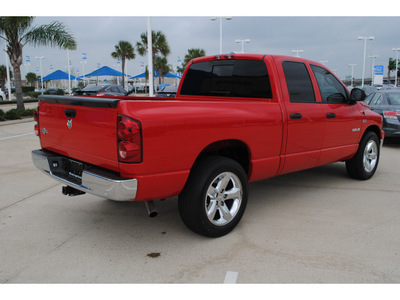 dodge ram pickup 1500 2008 red pickup truck slt gasoline 8 cylinders rear wheel drive automatic with overdrive 77065