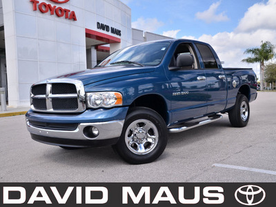 dodge ram 1500 2003 blue slt 4x4 gasoline 8 cylinders 4 wheel drive automatic 32771