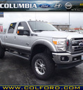 ford f 350 super duty 2011 silver lariat biodiesel 8 cylinders 4 wheel drive automatic 98632
