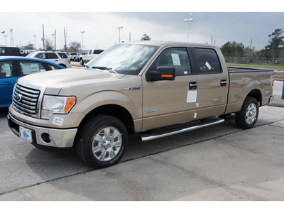 ford f 150 2012 beige xlt gasoline 6 cylinders 2 wheel drive automatic 77388