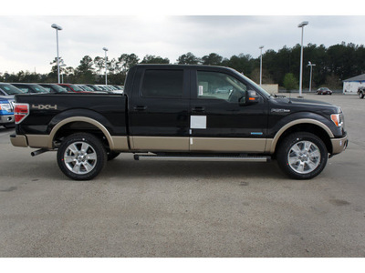 ford f 150 2012 black lariat gasoline 6 cylinders 4 wheel drive automatic 77388