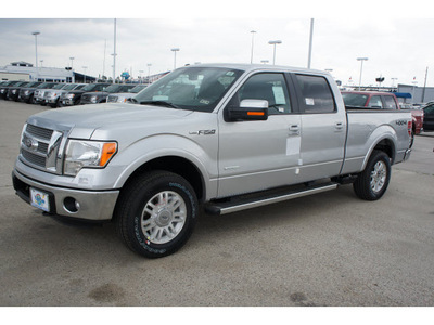 ford f 150 2012 silver lariat gasoline 6 cylinders 4 wheel drive automatic 77388