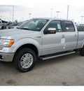 ford f 150 2012 silver lariat gasoline 6 cylinders 4 wheel drive automatic 77388