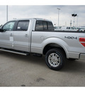 ford f 150 2012 silver lariat gasoline 6 cylinders 4 wheel drive automatic 77388