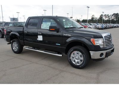 ford f 150 2012 black xlt gasoline 6 cylinders 4 wheel drive automatic 77388