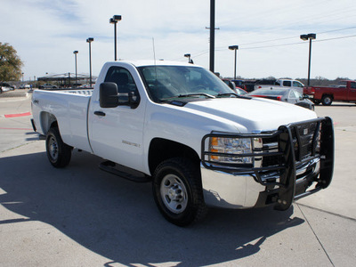 chevrolet silverado 2500hd 2008 white pickup truck diesel 8 cylinders 4 wheel drive automatic 76087