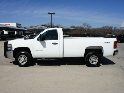 chevrolet silverado 2500hd 2008 white pickup truck diesel 8 cylinders 4 wheel drive automatic 76087