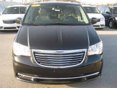 chrysler town and country 2011 black van touring flex fuel 6 cylinders front wheel drive autostick 62863