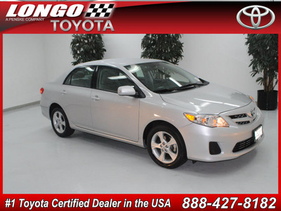 toyota corolla 2011 silver sedan le gasoline 4 cylinders front wheel drive automatic 91731