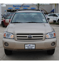 toyota highlander 2007 gold suv gasoline 6 cylinders all whee drive automatic with overdrive 77065