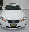 lexus is 250 2011 white sedan gasoline 6 cylinders rear wheel drive automatic 91731