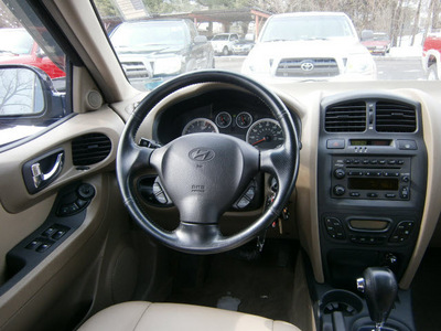 hyundai santa fe 2005 blue suv gasoline 6 cylinders all whee drive automatic 13502