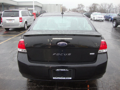 ford focus 2008 black sedan ses gasoline 4 cylinders front wheel drive automatic 60443